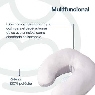 COJIN DE LACTANCIA GRIS BEBESIT - 5
