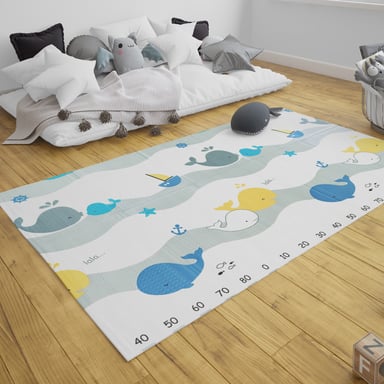 ALFOMBRA BEBESIT ANTIGOLPES PLEGABLE 180X120 OSO Y OCEANO MULTICOLOR - 7