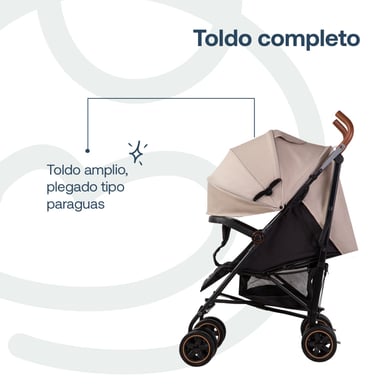 COCHE BEBESIT PARAGUA MAGIC RIDE BEIGE - 5