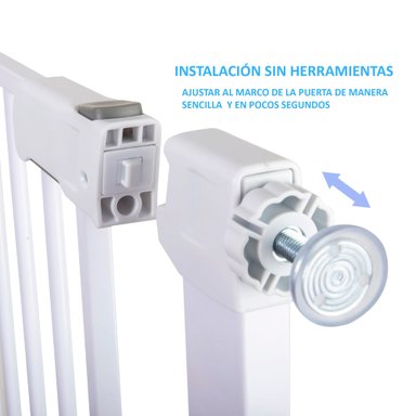 REJA DE SEGURIDAD PARA PUERTA METALICA DOO GATE IL BEBESIT - 4