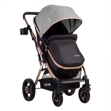 COCHE CUNA PASEO VOX GOLD GRIS BEBESIT - 3