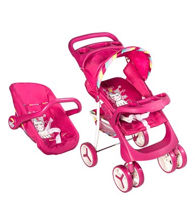 COCHE TRAVEL MUÑECA UNICORNIO - 1