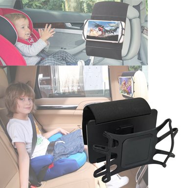SOPORTE PARA TABLET AUTO BEBE SILLA AUTO ROTACIÓN 360 - 3