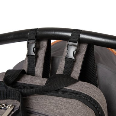 MOCHILA MATERNAL 3EN1 PAÑALERA CUNA Y MUDADOR GRIS BEBESIT - 5