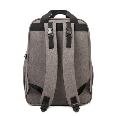 MOCHILA MATERNAL 3EN1 PAÑALERA CUNA Y MUDADOR GRIS BEBESIT - 8