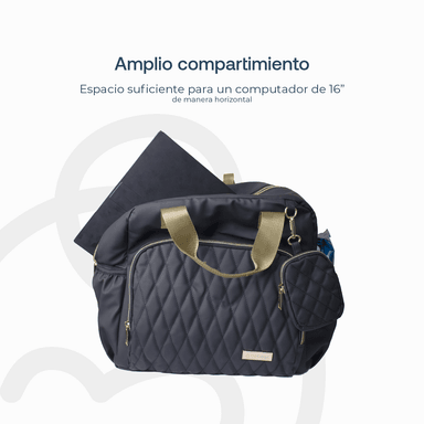 MOCHILA MATERNAL PREMIUM BLACK GOLD - 6