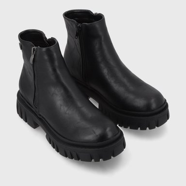BOTÍN MUJER NEGRO 35922 CASUAL - 4