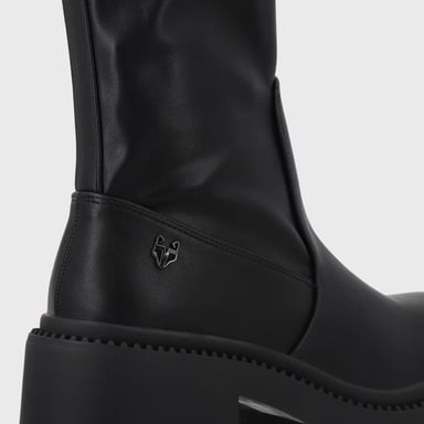 BOTÍN MUJER NEGRO TACO 45741 CASUAL - 6