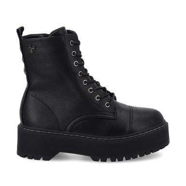 BOTÍN MUJER NEGRO PLATAFORMA 45762 CASUAL - 1