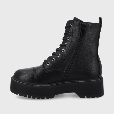 BOTÍN MUJER NEGRO PLATAFORMA 45762 CASUAL - 4