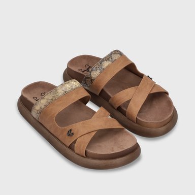 SANDALIA PLANO MUJER GOTTA CAFÉ 53700 - 4