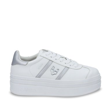 ZAPATILLA ROMA PLATAFORMA PLATEADA MUJER 53750 - 1