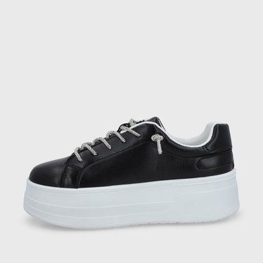 ZAPATILLA PLATAFORMA NEGRA MUJER 48121 - 4