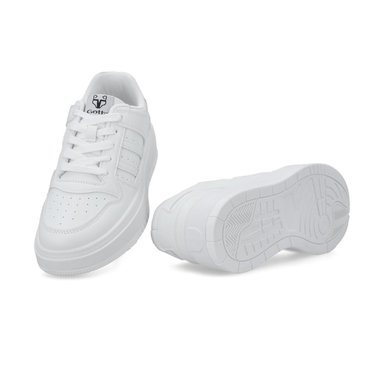 ZAPATILLA PLATAFORMA BLANCA MUJER 58030 - 7