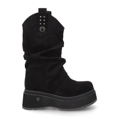 BOTA PLATAFORMA NEGRA MUJER 1509C - 1
