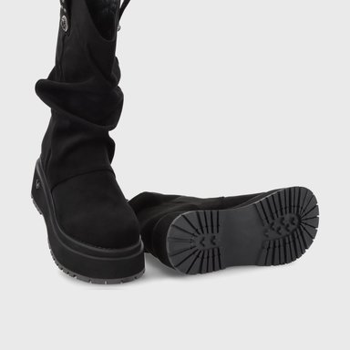 BOTA PLATAFORMA NEGRA MUJER 1509C - 7