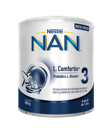 LECHE NAN 3 L COMFORTIS TARRO 800G FÓRMULA INFANTIL - 1