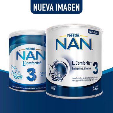 LECHE NAN 3 L COMFORTIS TARRO 800G FÓRMULA INFANTIL - 6