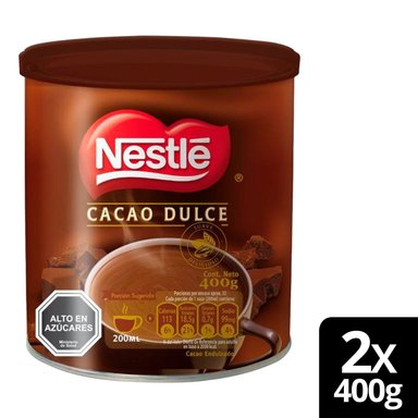 CHOCOLATE EN POLVO NESTLÉ 400G X2 TARROS - 1