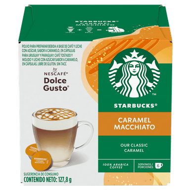 CAFETERA GENIO S PLUS + CÁPSULAS DE CAFÉ STARBUCKS CARAMEL MACCHIATO X3 CAJAS - 4