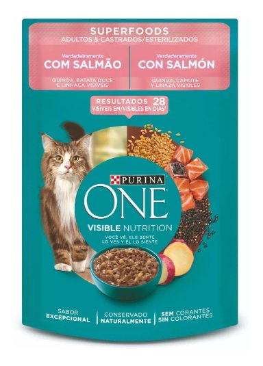 ALIMENTO HÚMEDO PARA GATO PURINA ONE® SUPERFOODS 85G - 2