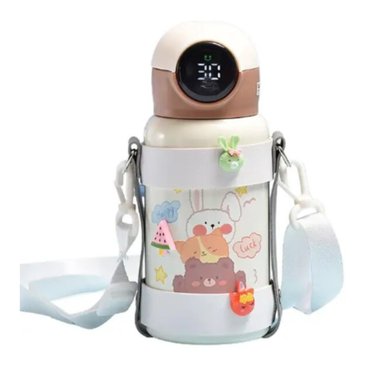 BOTELLA TERMICA 500 ML CON VISULIZACION DE TEMPERATURA DISEÑOS ANIMADOS - 1