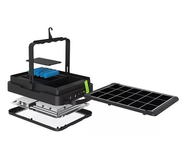 FOCO LED 400W PORTÁTIL SOLAR RECARGABLE PANEL SOLA EXTRAÍBLE - 4