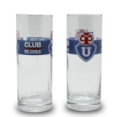 SET 2 VASOS PC U DE CHILE - 1
