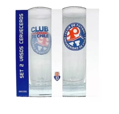 SET 2 VASOS PC U DE CHILE - 2
