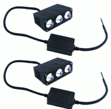 SET 2 NEBLINERO LED 3 LED PROFESIONAL DÚO COLOR BLANCO-AMBAR - 2