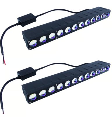 NEBLINERO LED 12 LED BARRA PROFESIONAL DÚO COLOR BLANCO-AMBAR - 2