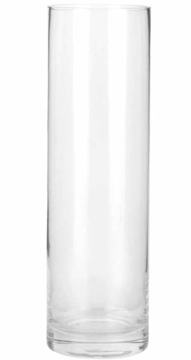 FLORERO DE VIDRIO LISO CILINDRO 25 CM - 2