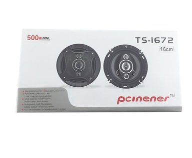 PARLANTE DE AUTO 1672 16CM 500W PCINENER - 1