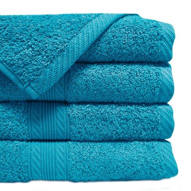 TOALLON DE BAÑO 90×150 CM / TURQUESA – LOURDES - 3