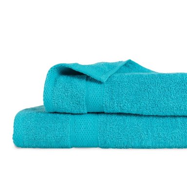 TOALLA DE BAÑO 70×140 CM / TURQUESA – LOURDES - 1