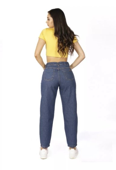JEANS MOM NEGRO DIRTY JEANS JE2410A - 2