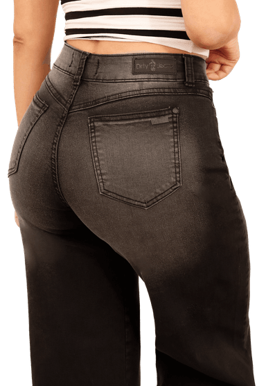 JEANS RECTO NEGRO MUJER JE3905N - 4