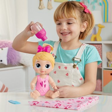 MUÑECA BABY ALIVE BURBUJAS RELAJANTES HARPER HUGS CABELLO RUBIO - 7