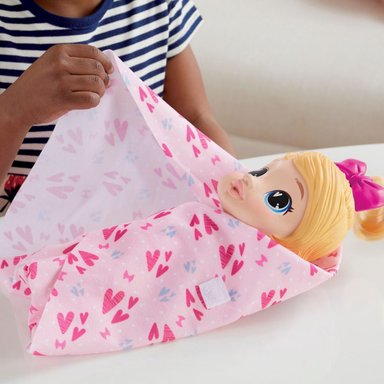 MUÑECA BABY ALIVE BURBUJAS RELAJANTES HARPER HUGS CABELLO RUBIO - 8