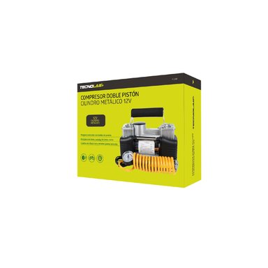 COMPRESOR DE AIRE TECNOLAB PORTATIL DOBLE PISTON 150 PSI 12V - 3