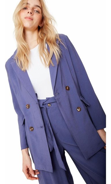 BLAZER LAURA AZUL JACINTA TIENDA - 5