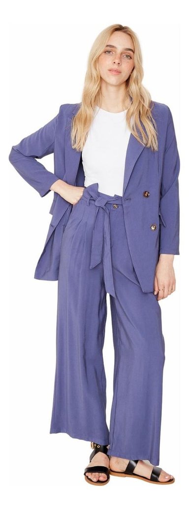 BLAZER LAURA AZUL JACINTA TIENDA - 6
