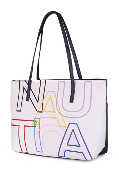CARTERA NAUTICA ECOCUERO BLANCO OUTLINER - 2