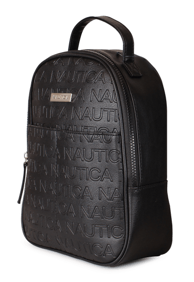 MOCHILA DE MUJER NAUTICA ECOCUERO NEGRO DELRAY - 2