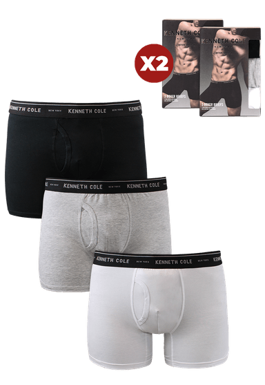 PACK 6 BOXER ALGODÓN HOMBRE KENNETH COLE MULTICOLOR - 1