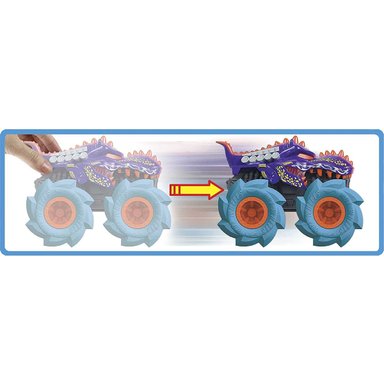 VEHICULO HOT WHEELS MEGA MONSTER TRUCKS TWISTER TREDZ - 4