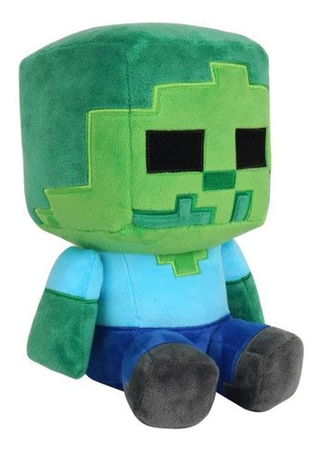 PELUCHE MINECRAFT 25 CM ZOMBIE - 1