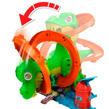 HOT WHEELS CITY T-REX VS ESTACION DE BOMBEROS - 5