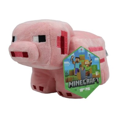 PELUCHE MINECRAFT CERDO 25 CM COLECCION - 1