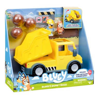 CAMION VOLQUETE BLUEY CON TOLVA Y FIGURAS ARTICULADAS - 5